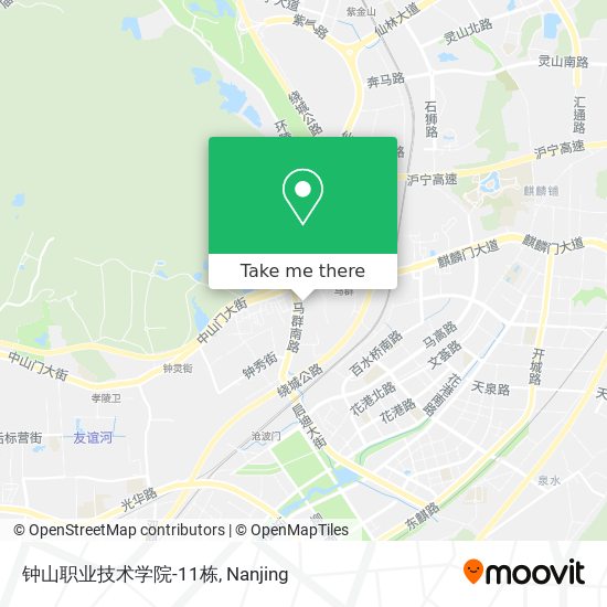 钟山职业技术学院-11栋 map