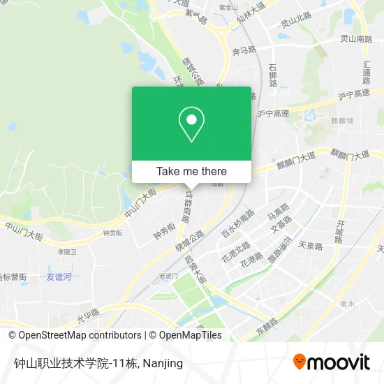 钟山职业技术学院-11栋 map