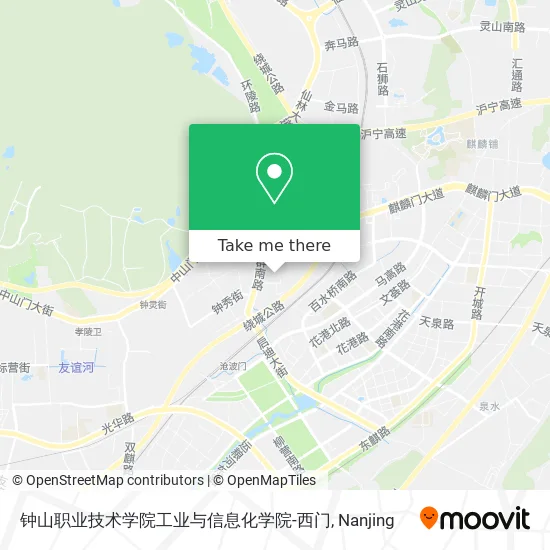 钟山职业技术学院工业与信息化学院-西门 map