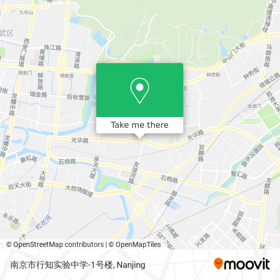 南京市行知实验中学-1号楼 map