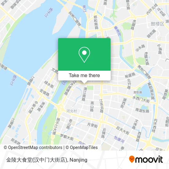 金陵大食堂(汉中门大街店) map