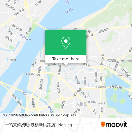 一鸣真鲜奶吧(鼓楼新民路店) map