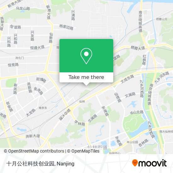 十月公社科技创业园 map