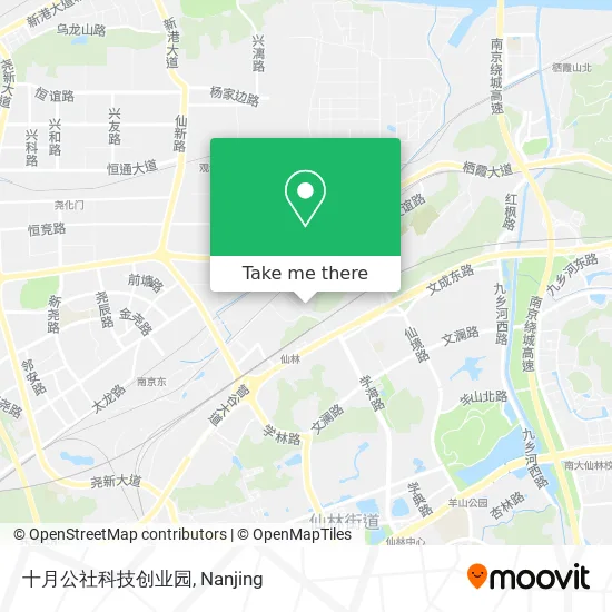 十月公社科技创业园 map