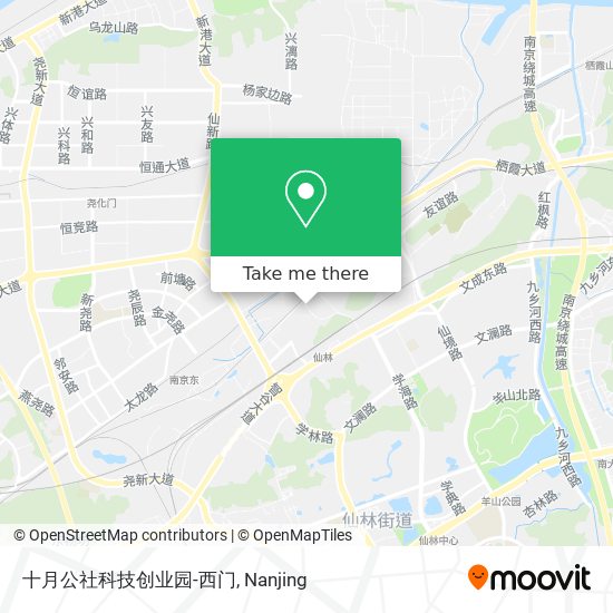 十月公社科技创业园-西门 map