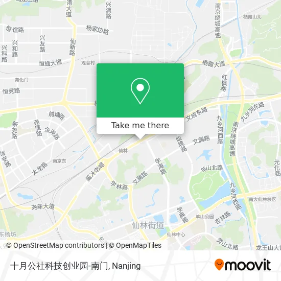 十月公社科技创业园-南门 map