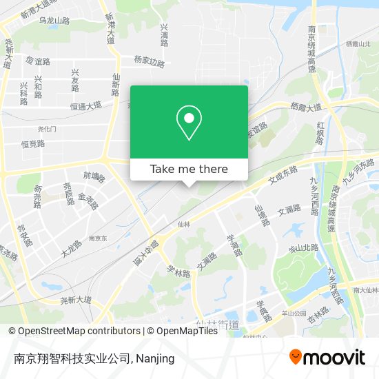 南京翔智科技实业公司 map