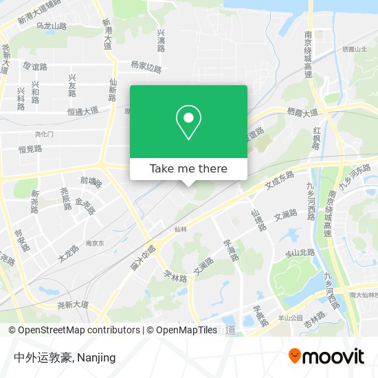 中外运敦豪 map