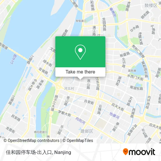 佳和园停车场-出入口 map