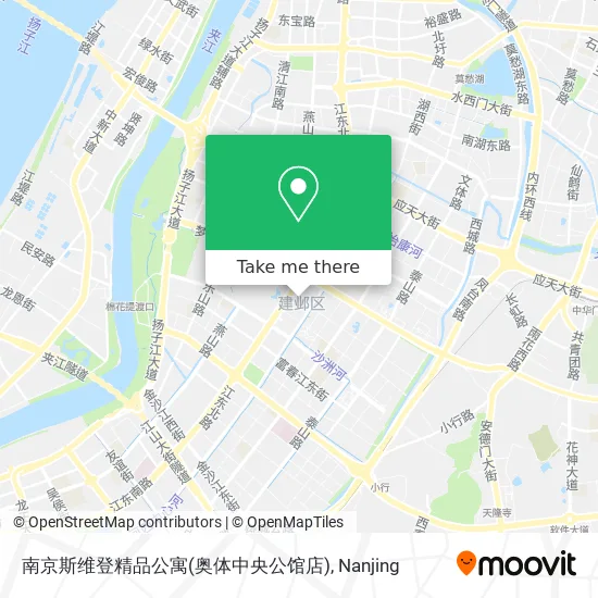 南京斯维登精品公寓(奥体中央公馆店) map