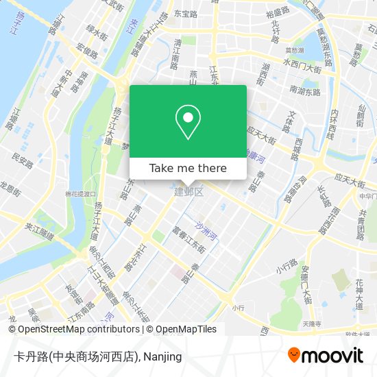卡丹路(中央商场河西店) map