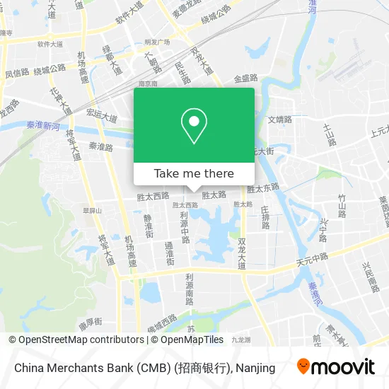 China Merchants Bank (CMB) (招商银行) map