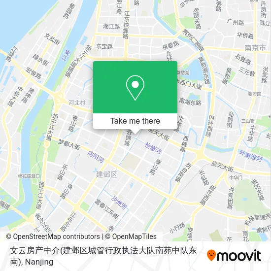 文云房产中介(建邺区城管行政执法大队南苑中队东南) map