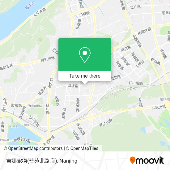 吉娜宠物(营苑北路店) map