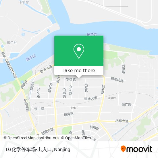 LG化学停车场-出入口 map