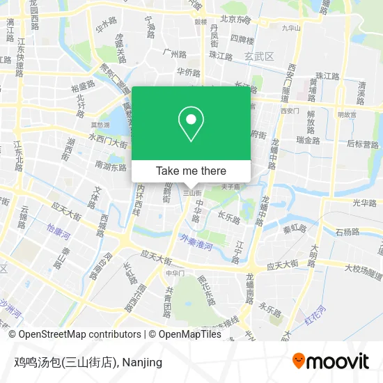 鸡鸣汤包(三山街店) map
