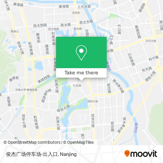 俊杰广场停车场-出入口 map