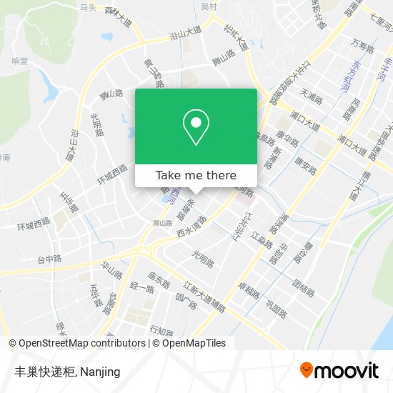 丰巢快递柜 map
