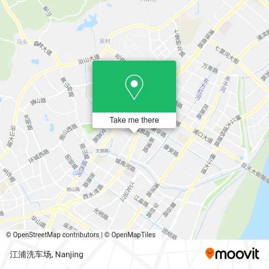 江浦洗车场 map