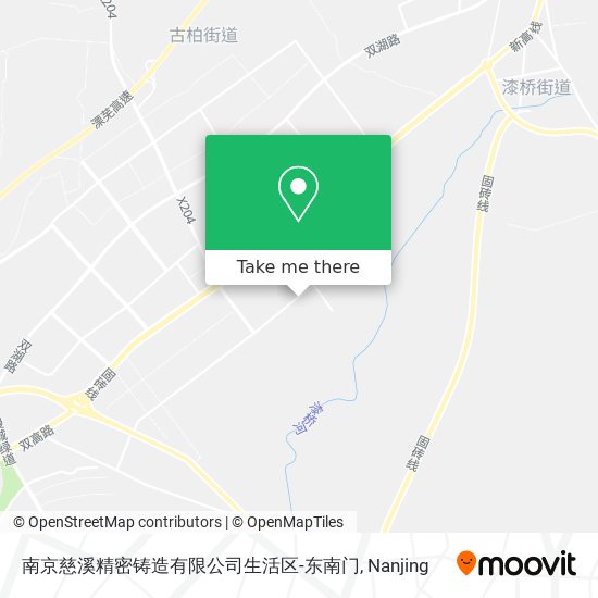南京慈溪精密铸造有限公司生活区-东南门 map
