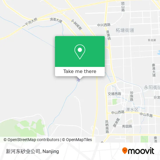 新河东砂业公司 map