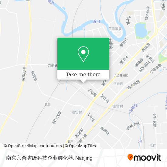 南京六合省级科技企业孵化器 map