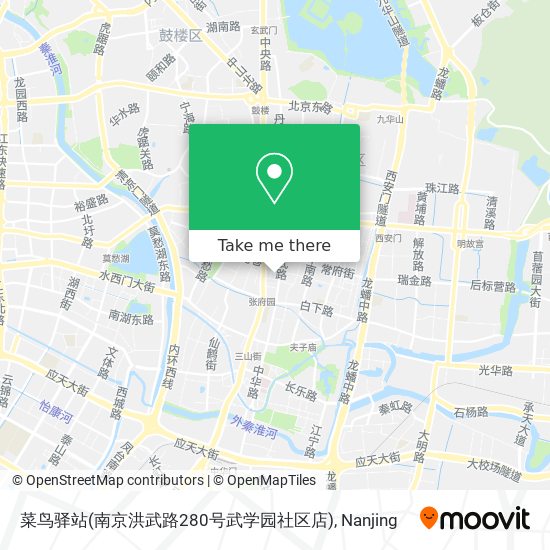 菜鸟驿站(南京洪武路280号武学园社区店) map