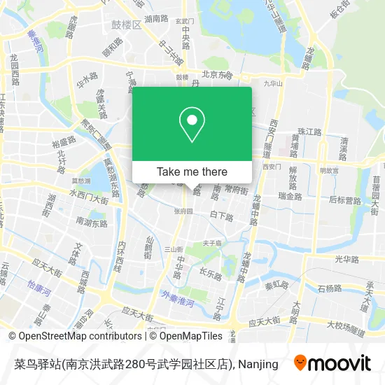 菜鸟驿站(南京洪武路280号武学园社区店) map