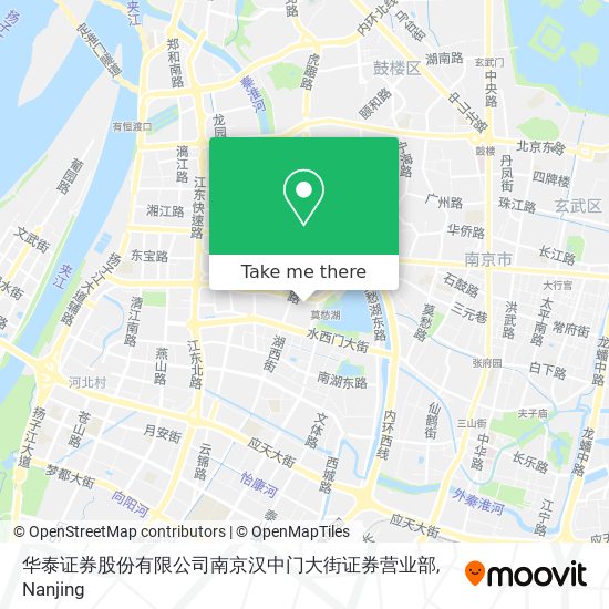华泰证券股份有限公司南京汉中门大街证券营业部 map