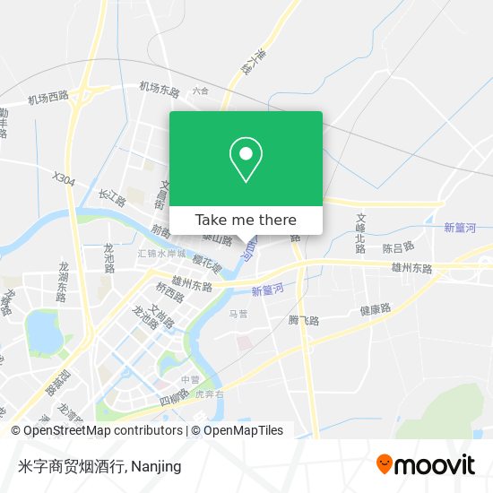 米字商贸烟酒行 map