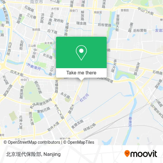 北京现代保险部 map