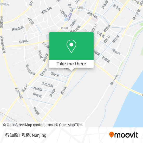 行知路1号桥 map
