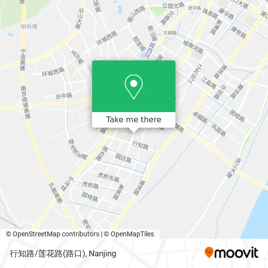 行知路/莲花路(路口) map