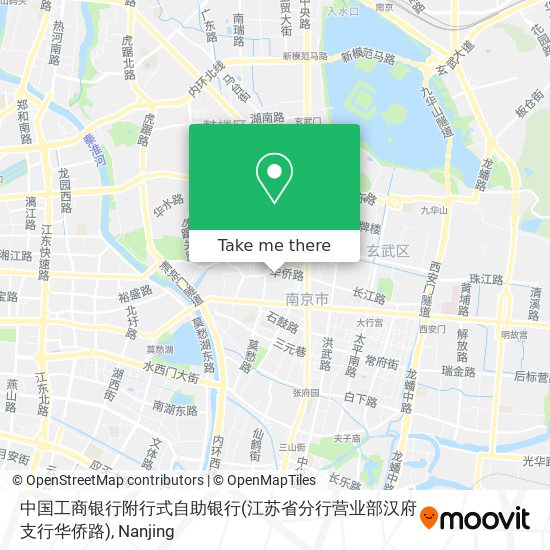 中国工商银行附行式自助银行(江苏省分行营业部汉府支行华侨路) map