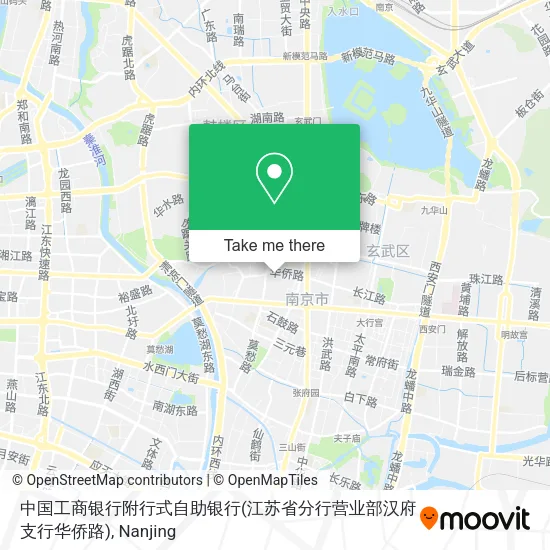 中国工商银行附行式自助银行(江苏省分行营业部汉府支行华侨路) map