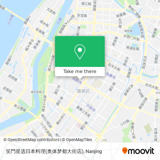 笑門星选日本料理(奥体梦都大街店) map