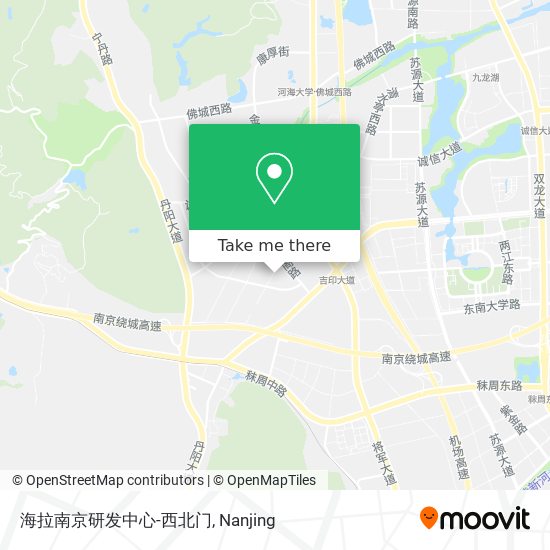 海拉南京研发中心-西北门 map