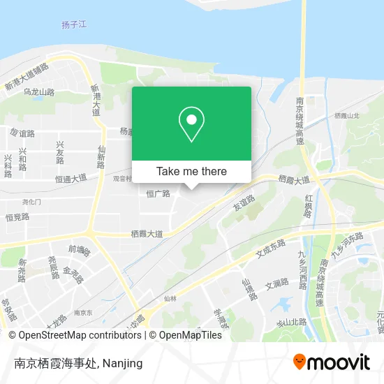 南京栖霞海事处 map