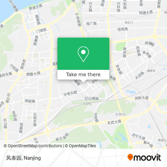 凤泰园 map