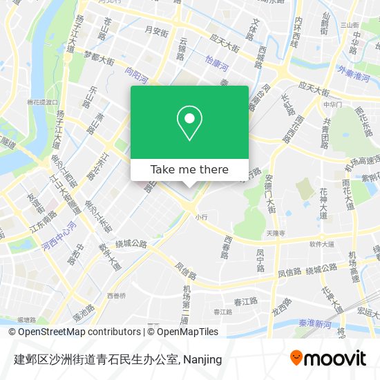 建邺区沙洲街道青石民生办公室 map