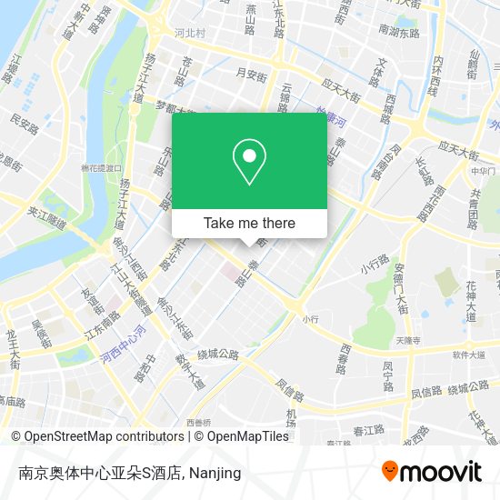 南京奥体中心亚朵S酒店 map