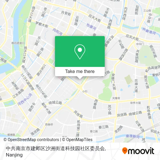中共南京市建邺区沙洲街道科技园社区委员会 map