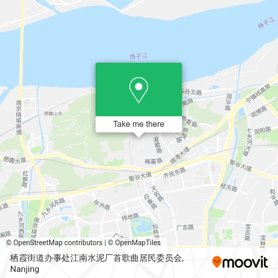 栖霞街道办事处江南水泥厂首歌曲居民委员会 map
