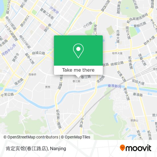 肯定宾馆(春江路店) map