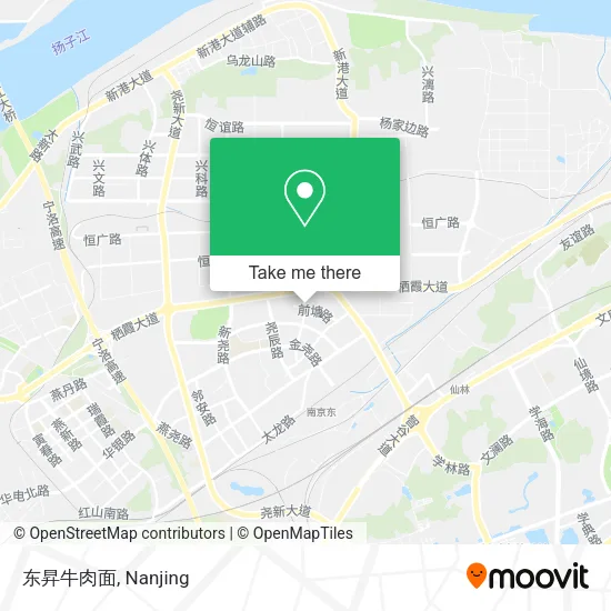 东昇牛肉面 map