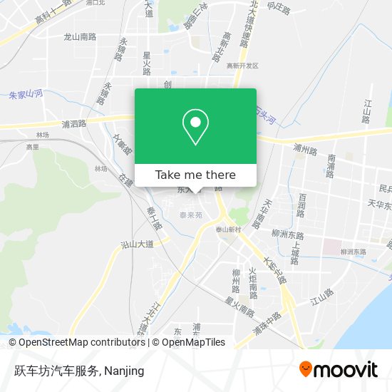 跃车坊汽车服务 map
