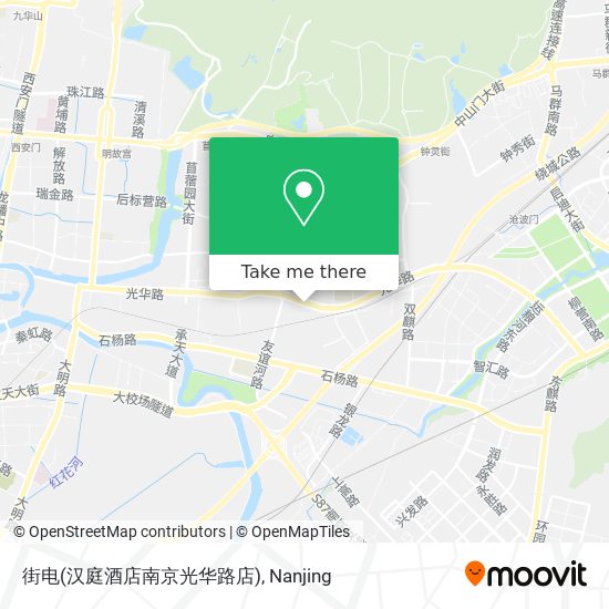 街电(汉庭酒店南京光华路店) map