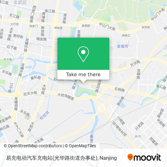 易充电动汽车充电站(光华路街道办事处) map