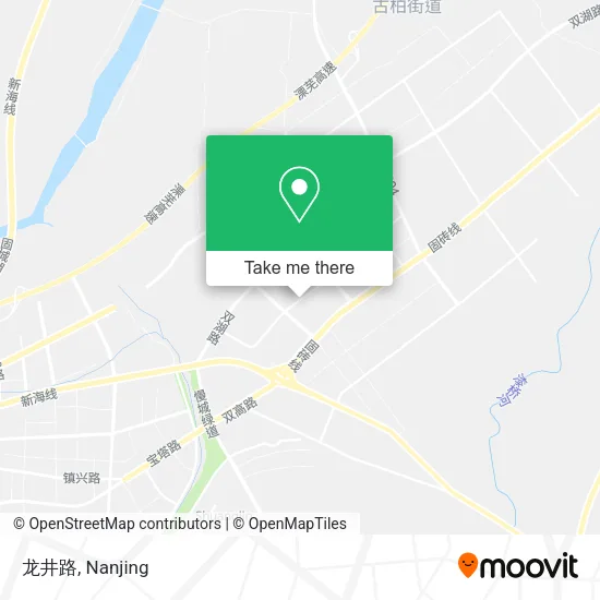 龙井路 map