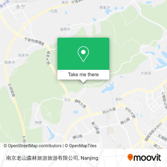 南京老山森林旅游旅游有限公司 map